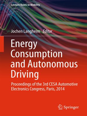 cover image of Energy Consumption and Autonomous Driving